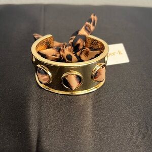 Piper K | Chunky Leopard Print Bracelet